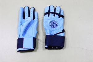 Guantes de Bateo de Béisbol/Sóftbol QST Catcher para Diestros, de Cuero, Dedos Completos, Correa Larga para la Muñeca, Puño de Neopreno, Ajuste Fácil, Personalizados - Product Image 3