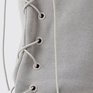 กางเกงสเวตเตอร์ทรงหลวมเอวสองชั้นสำหรับผู้ชายกางเกงฤดูหนาวทันสมัยออกแบบได้ตามต้องการ - Product Image 6