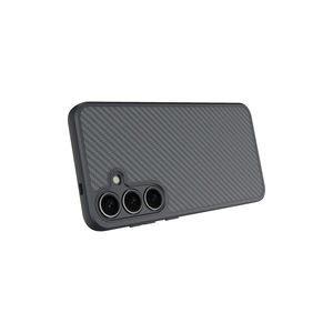 Étui en silicone de luxe compatible MagSafe, design en fibre de carbone, pour Samsung Galaxy S25, antichoc, fin, protection - Product Image 2