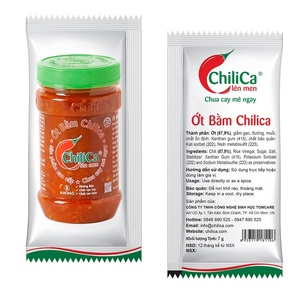 Pâte de chili au chili 7g Sachet Épicé Légèrement aigre HACCP Pâte de piment en vrac Halal au prix d'usine utilisée pour mélanger les sauces - Product Image 3