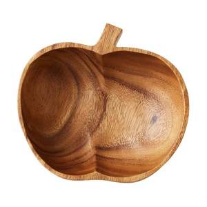 Bol en bois de mangue unique pour les cadeaux et la cuisine Bol en bois de mangue avec forme organique et finition terre - Product Image 3