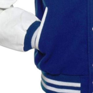 2025 descente bleu Baseball Varsity vestes avec couleurs personnalisées et Logos Letterman chaud Varsity veste pour unisexe - Product Image 5