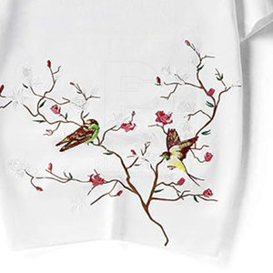 Camiseta bordada GSM 150 de alta calidad, diseña tu propia camiseta bordada, camiseta bordada de Material de Jersey de algodón - Product Image 5