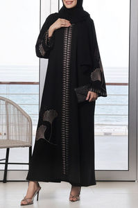 Services OEM, couleur personnalisée, grande taille, abaya islamique à manches longues de haute qualité, séchage rapide, respirante, en vente - Product Image 6