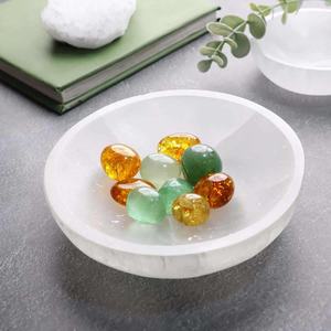 Premium Natural Gemstone Carved Bowl Wholesale Supplier Alibaba Healing Crystal Charging Meditation Home Decor <b>Yoga</b> Reiki <b>Gift</b> - Product Image 1