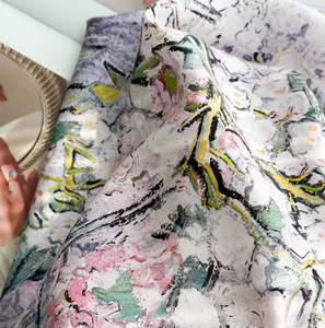 Meilleures offres Logo personnalisé Design carré Écharpe en soie pure de créateur Imprimé 90*90cm Écharpe en sergé imprimé double face Bandana en soie - Product Image 6