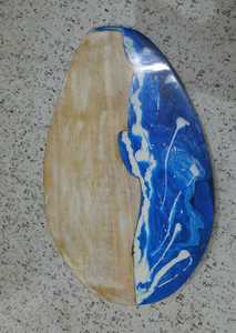 Planche à découper en bois de manguier avec logo personnalisé, poignée ergonomique, écologique et durable pour la cuisine, planche de service - Product Image 6