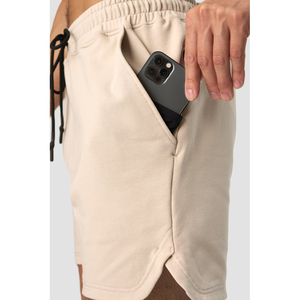 กางเกงขาสั้นออกกำลังกายผู้ชายไซส์ XL กางเกงขาสั้นผ้าฝ้ายมีกระเป๋าลายสตรีทสูง - Product Image 4