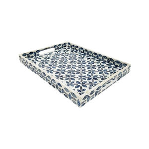 Bandeja de nácar rectangular decorativa de lujo al por mayor, accesorios de decoración para el hogar hechos en fábrica de Vietnam - Product Image 5