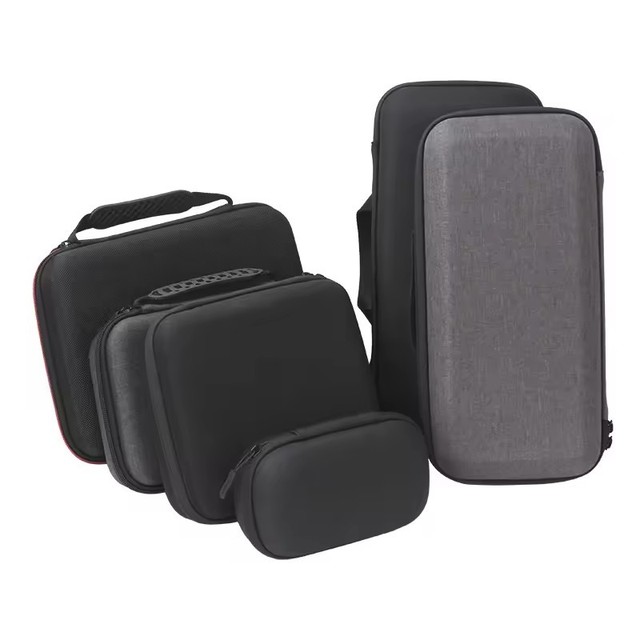 Custom Double Layer Cable & Gadget Storage Bag Luxury Portable EVA Electronics Organizer Travel Case Waterproof & Shockproof