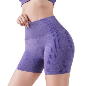 2025 Women's High Waist Gym Shorts New Cycling Jogging Fitness <b>Leggings</b> with Pocket Washed Sportswear for Yoga Clothing - Product Image 3