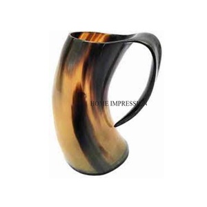 Artículos de mesa personalizados, tazas decorativas de café y jugo, Material de cuerno de Búfalo, fiestas, bodas, eventos, cumpleaños, tazas de vino - Product Image 1