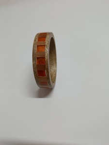 Vintage Resin Irregular Wide Bangle <b>Bracelets</b> Geometric Wide Wooden <b>Bracelet</b> Fashion Chunky Jewelry for Women <b>Girls</b> - Product Image 2