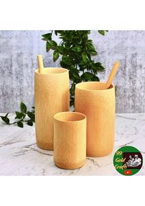 Natural Bamboo Coffee <b>Cup</b> Handmade Eco Friendly <b>Reusable</b> Drinking Mug Sustainable Bamboo Drinkware Wholesale Supplier - Product Image 1