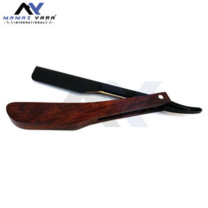 Plastic Handle Straight <b>Edge</b> Razor Slide Lock Barber Shaving <b>Tool</b> Salons Hair Stylists and Grooming Experts Best Quality - Product Image 2