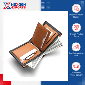 Cartera de Cuero PU para Hombre, Cierre Abierto, Impermeable, Opción de Tamaño y Logotipo Personalizados, Venta al por Mayor - Product Image 4