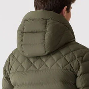 Veste matelassée de haute qualité, confortable, de couleur unie, avec impression de logo personnalisée, collection spéciale pour hommes, tenues à la mode - Product Image 3