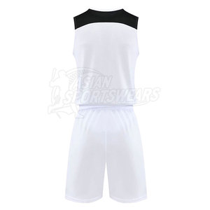 Uniforme de basketball respirant en polyester de haute qualité, personnalisable avec numéro et nom, impression par sublimation, option de logo personnalisé - Product Image 2