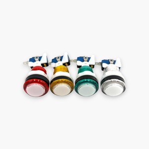ชุดปุ่มกดอาร์เคดทรงกลม 4 สี พร้อมไฟ LED และไมโครสวิตช์ - Product Image 3