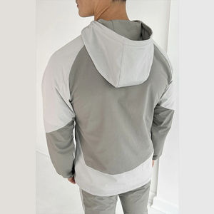 Conjunto Deportivo de Poliéster con Logotipo Personalizado OEM, Nuevo Conjunto de 2 Piezas para Correr, Chaqueta Cortavientos Reflectante, Chándal para Hombre - Product Image 5