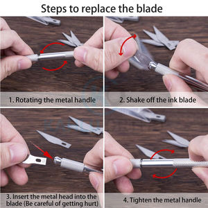 ใบมีดผ่าตัดใช้ได้กับ kahlu ใบมีดกันลื่นพิมพ์โลโก้ตามสั่ง - Product Image 6