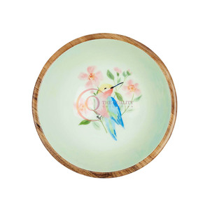 Este Impresionante Tazón de Madera Presenta un Exterior Pulido que Muestra Hermosos Patrones de Grano Natural - Product Image 5