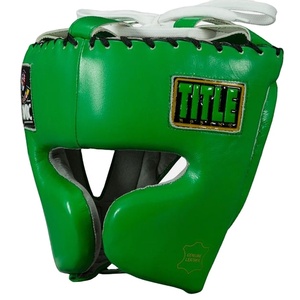 Protector de Cabeza de Boxeo, MMA y Taekwondo de Cuero de Alta Calidad Personalizado con Doble Visera, Diseño Modular y Cierre de Velcro - Product Image 1