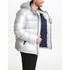Veste matelassée imperméable et confortable pour hommes nouvelle mode saison d'hiver Streetwear tissu et duvet matelassé prix de gros - Product Image 1