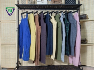 Collection <span class=keywords><strong>de</strong></span> pantalons à bretelles <span class=keywords><strong>d</strong></span>'été <span class=keywords><strong>d</strong></span>'<span class=keywords><strong>occasion</strong></span> pour femmes 2025 – <span class=keywords><strong>Vente</strong></span> en gros <span class=keywords><strong>de</strong></span> vêtements usagés - Product Image 2