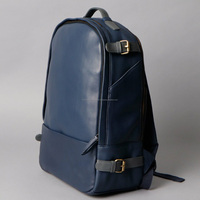 Mochila para Portátil de Cuero Genuino Hecha a Mano, Cierre de Cordón, 20-39L, Geométrica, Unisex, Estilo Vintage, para Universidad, Viajes y Aire Libre