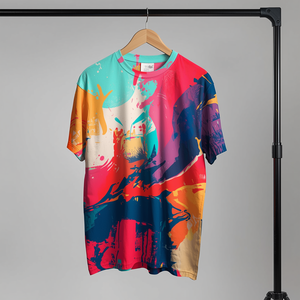 Oversized T-Shirt Loose Fit Cotton Streetwear Short Sleeve Tee with OEM ODM Customization - Product Image 4