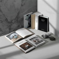 Livre relié en cuir de qualité supérieure avec impression numérique personnalisée du logo, papier offset pour séries de romans et collections de romans