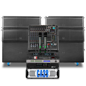 BinerL212デュアル18インチデュアル12インチスピーカー1800W1800Wパワーアンプラインアレイサウンド機器スピーカー - Product Image 1