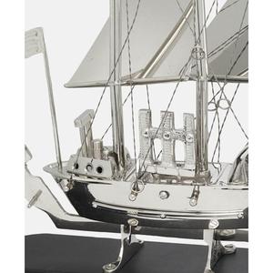 Decoración de Mesa para Sala de Estar, Barco de Metal con Base, Objetos Decorativos Náuticos, Decoración Moderna para el Hogar y Artículos de Regalo - Product Image 3