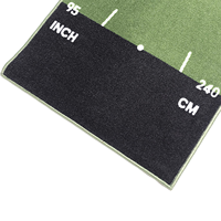 Mini pratique de golf d'intérieur portable mettant des tapis de sol d'entraînement pour le golf