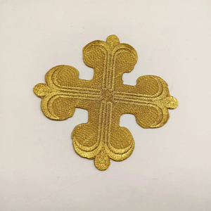 Patchs en résine brodés à la main en or, à coller au fer, pour costumes de cosplay, vêtements punk, décoration en dentelle, 8-12 cm, couleur personnalisée, OEM - Product Image 4