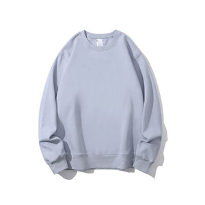 เสื้อสเวตเตอร์ผ้าคอตตอนแบบถักโอเวอร์ไซส์สำหรับผู้ชายเสื้อสเวตเชิ้ตใส่ในฤดูหนาวเสื้อสเวตเตอร์น้ำหนักมากสำหรับผู้ชาย100% ใส่ในฤดูหนาว - Product Image 5