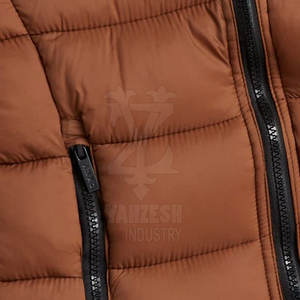 Veste d'hiver en duvet à manches longues personnalisée pour hommes avec col montant style High Street et dernier modèle - Product Image 5