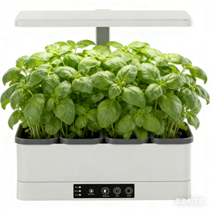 Jardin intérieur intelligent J&C Gray OEM avec éclairage LED réglable pour herbes aromatiques et laitues de cuisine - Product Image 3