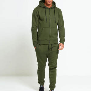 Conjunto de chándal de hombre fabricante de Pakistán talla grande color sólido conjunto de chándal de hombre calle alta salida de fábrica - Product Image 2