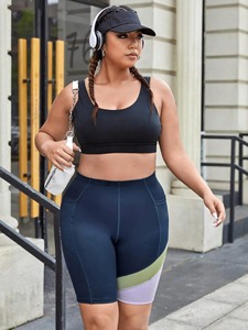 Ropa deportiva Yoga Running diseño Popular mujeres algodón poliéster pantalones cortos hechos a medida mujeres pantalones cortos 2024 - Product Image 6