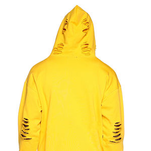 2025-26 sérigraphie personnalisée en coton épais surdimensionné épaule tombante hommes Patch broderie sweats à capuche en détresse avec OEM - Product Image 6