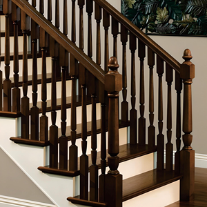 Diseño de Alta Calidad de Peldaños de Escalera de Madera de Caucho, Piezas de Escalera Modernas y Duraderas para Escaleras, Diseño Elegante - Product Image 6