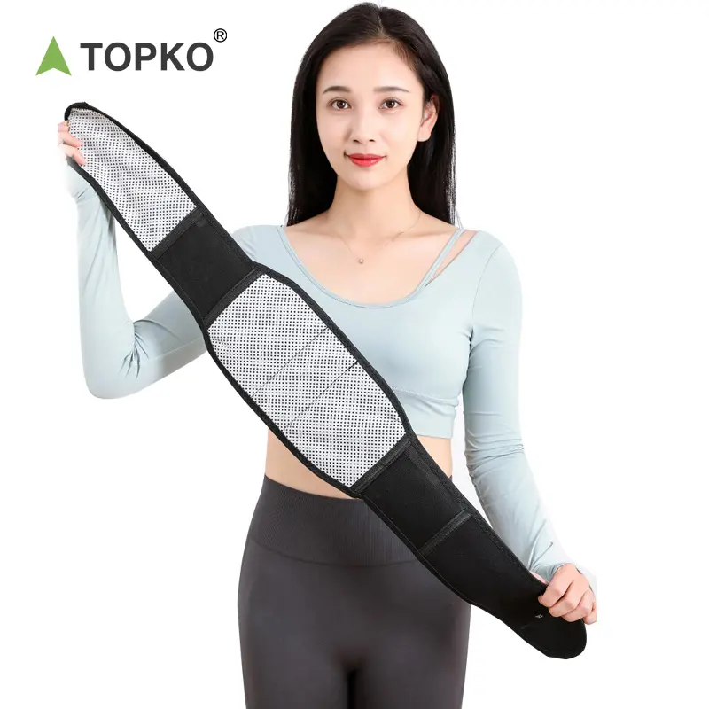 TOPKO-Cinturón de soporte para la espalda para hombre y mujer, cinturón de protección de alta calidad para aliviar el dolor