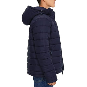 OEM personalizado logotipo Puffer chaqueta 2025 hombres Premium ligero impermeable aislado invierno prendas de vestir exteriores a granel al por mayor de moda - Product Image 3