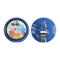 Goldenmorning 1.28 Inch IPS Capacitive Touch LCD Development Board USB Type-C Full Color Driver IC:GC9A01 TouchIC:CST816D