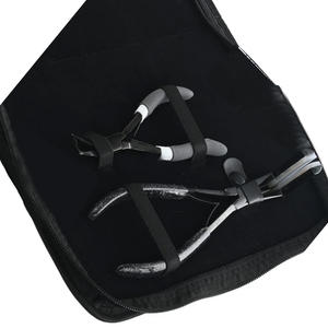 HIgh Demand Hair <b>Extension</b> Kit Black Color Coated <b>Micro</b> Link Hair <b>Extension</b> Kit With Pliers & Loops For Salon - Product Image 2