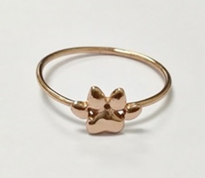 โรงงานขายส่งเครื่องประดับเงินแท้ 925 ดีไซน์แหวนรูปอุ้งเท้าในประเทศไทย - Product Image 1