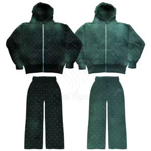 ชุดวิ่งน้ำหนักเบาสำหรับผู้ชายชุดวอร์มประดับพลอยเทียมระบายอากาศสวมใส่สบายสำหรับฤดูหนาวสำหรับกิจกรรมกลางแจ้ง - Product Image 6