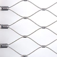 Rideau en maille de corde en acier inoxydable architectural pour la décoration et la conception des façades de bâtiments